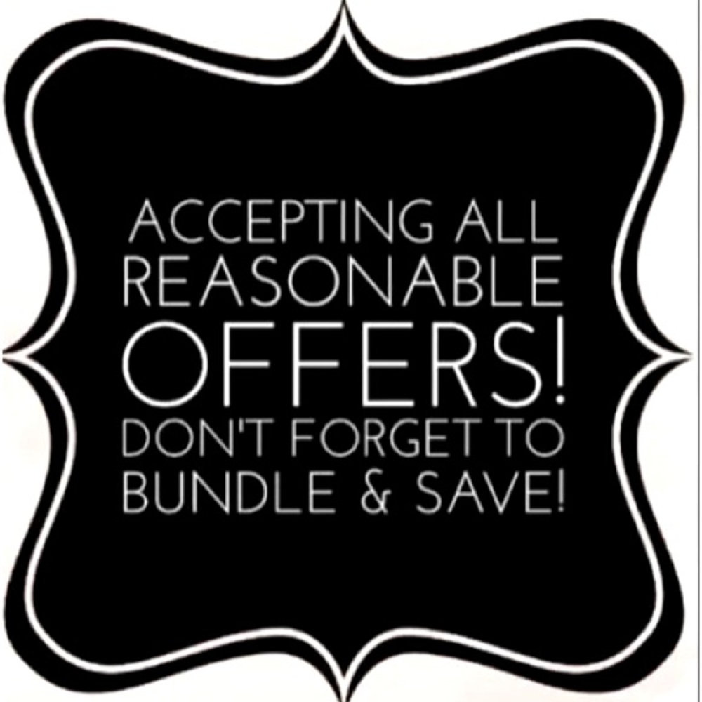 All reasonable offers accepted. Bundle for more savings